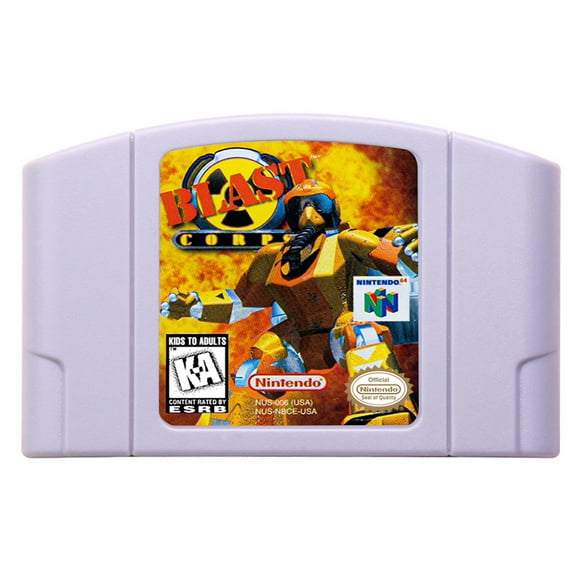Video Games Compatible for the n64 console, replacement cartridge for Blast Corps NTSC