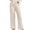 Beige, variant on Stephy Women's New Thin Elastic Loose Large Size Korean Version of Everything Long Trousers Casual Trousers Haren, Black, L