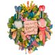 thumbnail image 3 of Cateissary Guirnalda de trasero de conejito ladrón de Pascua con guirnalda de Cruz de Pascua decoración del hogar de boda de primavera adornos de Kits de decoración para fiestas cuatro Cateissary HA003715-04, 3 of 6