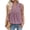 Purple, variant on Women's Tank Tops Flowy Lace Dressy Casual Sleeveless Blouses Elegant Ruffle V Neck Boho Tops Swiss Dot Smocked Business Work Shirts Spring Summer