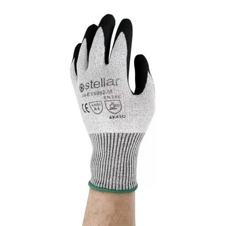

Premium Grey Nitrile Coated Gloves Cut Protection Level 4 - Large