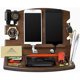 thumbnail image 1 of regalo para hombres Soporte para teléfono de escritorio de madera Organizador multifuncional de madera con ganchos Regalo de Navidad para hombres Regalo de esposo esposa Regalo de cumpleaños Regalo de, 1 of 5