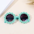 thumbnail image 2 of TIELUTT Pet Sunglasses Flower Sunglasses Circular Role Playing Glasses Photo Props Glasses for Cats and Small and Medium Sized Dogs Leash Double Dog Harness with Leash Rhinestone Choker Dog Dog Harnes, 2 of 8