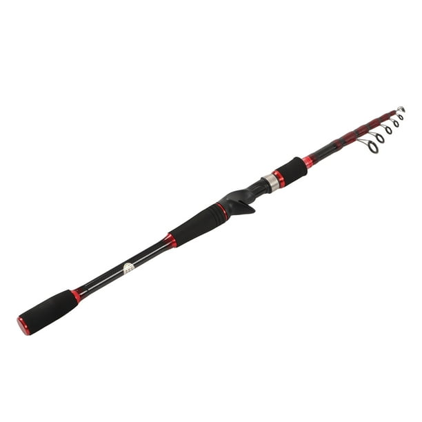 Casting Fishing Rod, Telescopic Fishing Pole Carbon Fiber Comfortable Grip  Strong Lightweight For Saltwater For Trout 2.4m