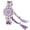 D, variant on Women's Bohemian Rainbow Braided Strap Watch: Floral Dial for Casual, Gift, Daily