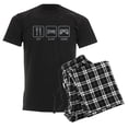 thumbnail image 6 of CafePress - Eat Sleep Game Men's Dark Pajamas - Men's Dark Loose Fit Cotton Pajama Set, 6 of 7