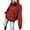 a_Red Cable Knit Sweaters, variant on UTSJKR Women's Cable Knit Sweaters Fall Winter Long Sleeve Sweaters 2024 Fashion Clothing Classic Solid Turtleneck Pullover Tops Casual Loose Fit Oversized Jumper Knitwear Blue XXXL
