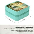 thumbnail image 2 of Autua Palm Trees Friendship Day Gifts Jewelry Box for Necklace, Ring, Earring Storage Green, 2 of 5