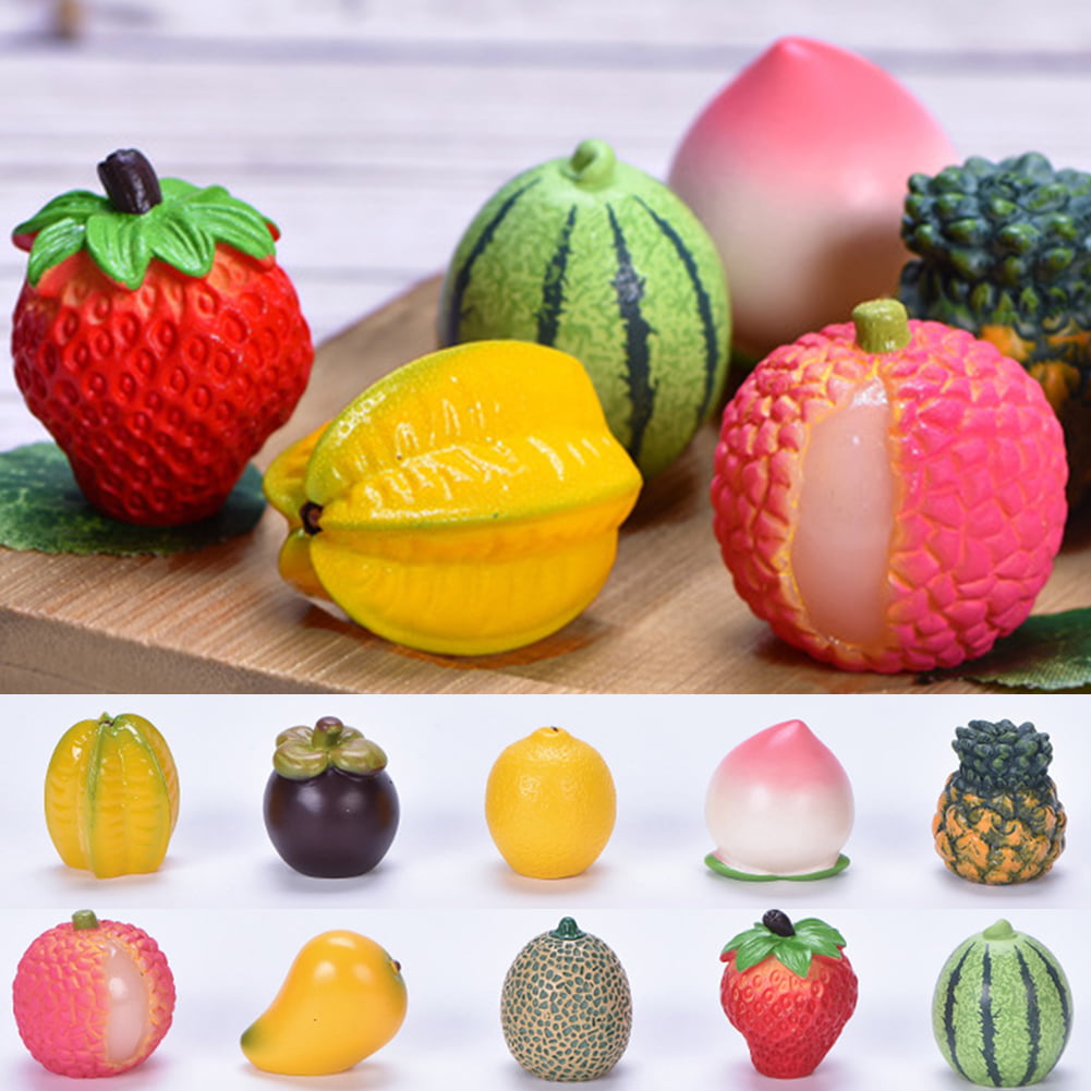 20× Artificial Mini Fake Strawberry Fruits House Party Kitchen Decor 3.6*3cm New 