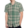 thumbnail image 4 of High Quality Hawaiian Shirts for Men Short Sleeve Aloha Beach Shirt Floral Summer Casual Button Down Shirts Blouses 52KOMX, 4 of 7