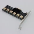 thumbnail image 4 of Tarjeta vertical PCI-E 1 a 6 Hub multiplicador USB 3.0 Tarjeta de expansión de minería BTC, 4 of 6