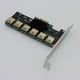 thumbnail image 4 of Tarjeta vertical PCI-E 1 a 6 Hub multiplicador USB 3.0 Tarjeta de expansión de minería BTC, 4 of 6