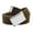 Brown, variant on Men's Classic Silver Flip Top Military Buckle with Canvas Web Belt Large Brown