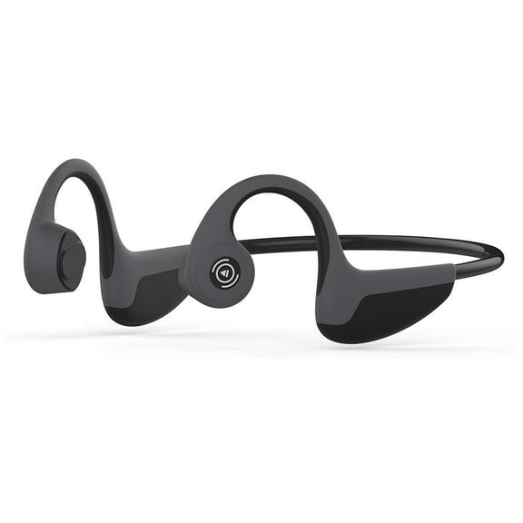 Bone Conduction Headphones Bluetooth 5.0 Open Ear Wireless Headset Titanium HiFi Stereo with Mic Sweatproof Sports Headphones for Running Driving Cycling -Black