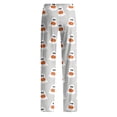 thumbnail image 4 of Satingcolo Womens Halloween Pajamas Pants Cute Pumpkins Ghost Pajama Soft Long Bottoms Women Pjs Pj Jammies, 4 of 5