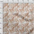 thumbnail image 3 of oneOone Georgette Viscose Light Brown Fabric Tropical Flamingo Sewing Fabric By The Yard Printed Diy Clothing Sewing Supplies 42 Inch Wide, 3 of 4