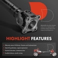 thumbnail image 5 of A-Premium Front Complete Drive Shaft Prop Shaft Driveshaft Assembly Compatible with Jaguar XF 2016-2020, XE 2017-2020, AWD, Automatic Transmission, 5 of 5
