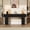 Black, variant on 70.9-Inch Long Console Table, Wooden Sofa Table Behind Couch Tables, Farmhouse Entryway Table Accent Table for Entrance, Hallway, Living Room, Foyer, Rustic Brown