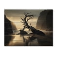 thumbnail image 3 of Designart "Coastal Calm Beach Photo III" Nautical & Beach Print on Natural Pine Wood, 3 of 5