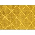 thumbnail image 1 of Ahgly Company Machine Washable Indoor Rectangle Abstract Yellow Modern Area Rugs, 3' x 5', 1 of 4