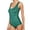 Dark Green, variant on Fashion Women Swimsuit Sexy Ladies Swimwears Set Scale Print Swimsuit Summer V Neck High Cut Bathing Monokini Silver XXXXL