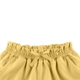 thumbnail image 6 of SHTXOZHI Solid Color Shorts for Girls Elastic High Waisted Shorts Cute Tie Casual School Uniform Shorts with Pockets, 6 of 8