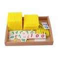 thumbnail image 2 of de matemáticas,Cuenta de materiales matemáticos Montessori Decanomio,Montessori Bead Mil Saltar Contando Matemáticas,Bandeja de Montessori Enseñanza de matemáticas Hugo cuentas de matemáticas, 2 of 10