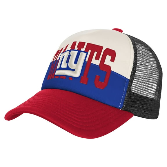 White/Red New York Giants Modern Fan Trucker Adjustable Hat