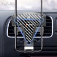 thumbnail image 4 of For Mercedes Benz W206 Carbon fiber pattern Car bracket Angle Adjustable Mobile Stand Smartphone GPS Support Mount Auto Air Vent  Bracket, 4 of 10