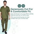 thumbnail image 3 of M&M SCRUBS Men Scrub Set, Men Medical Uniforms 102 (Olive, Small), 3 of 7