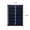 thumbnail image 3 of 0.3W 3V Mini Solar Panel Polycrystalline Silicon Small Solar Cell DIY Waterproof Camping Portable Power, 3 of 8