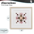 thumbnail image 4 of Stupell Industries Eclectic Symmetrical Nautical Collection Birch Framed Print Under Glass, 13 x 13, by Beth Adoette, 4 of 8
