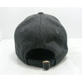 thumbnail image 3 of Decky 236 6 Panel Low Profile Structured Melton Cap-Charcoal/Black, 3 of 3