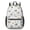 Crane and Dump Truck White-1, variant on Crane and Dump Truck White 17" School Backpacks for Teens,Waterproof Oxford Fabric,S-Shape Padded Straps for School,Travel,Hiking,Camping