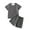 Grey, variant on shoper Toddler Boy Summer Clothes 3t Short Sleeve Tee and Shorts Dinosaur Football Print Crewneck Loose Party Outfits Summer Pjs for Boy Jammies Sets Black 140