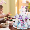 thumbnail image 1 of Neinkie Easter Eggs Holder Round Rabbit Shape Easter Egg Shelf Easter Eggs Display Stand Desktop Craft Easter Eggs Tray Holder Rack, 1 of 6