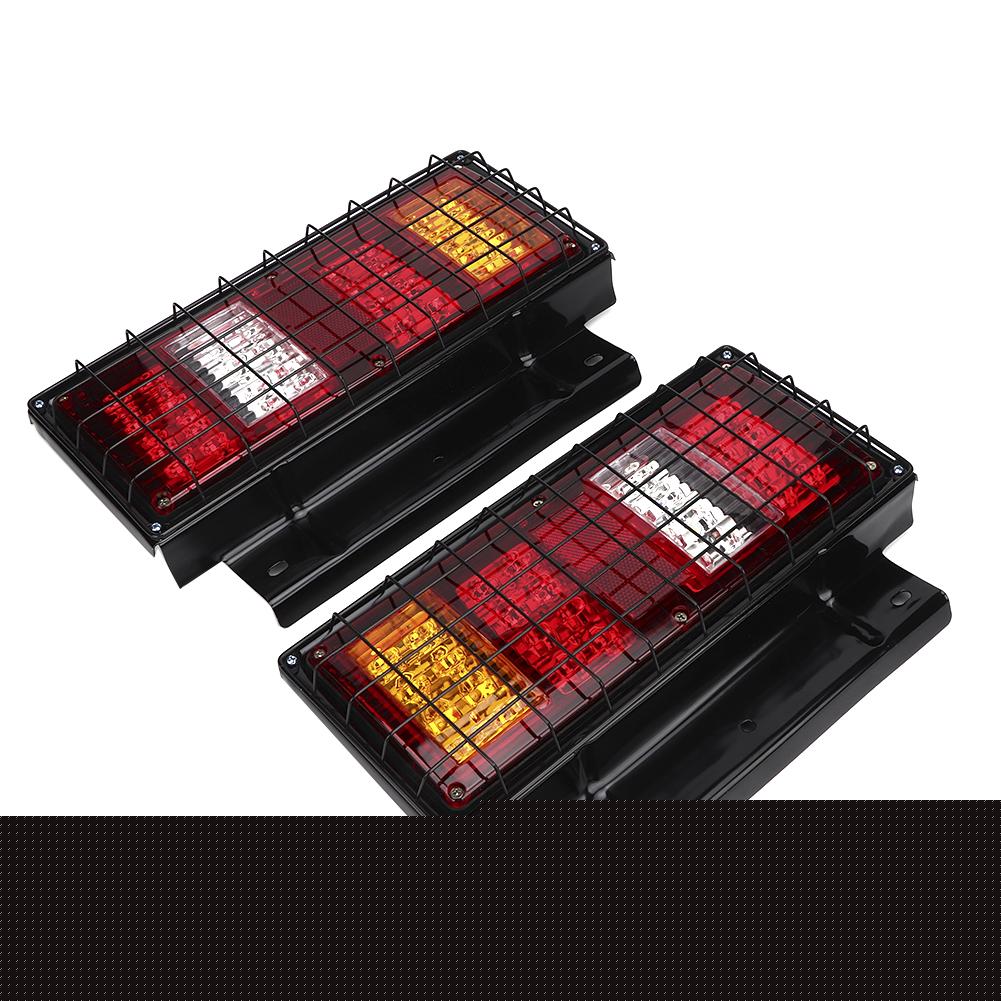 thumbnail image 1 of 2pcs 12V 32LEDs Waterproof Taillight Super Bright Rear Light Lamp for Truck Trailer Boat, 1 of 8