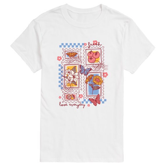 Instant Message - Cottage Stamp Collection Short Sleeve Graphic T-Shirt