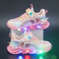 thumbnail image 4 of Girls Shoes With Lights, Mesh Breathable Sneaker Princess Shoes-Youyoupin, 4 of 4