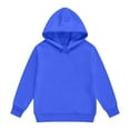 thumbnail image 2 of Kid Boys Hoodie Blue Hoodie Casual Long Sleeve Hoodie Sweatershirt Pullover Fall Winter Clothes Toddler Girls Clothes 2-3 Years, 2 of 4