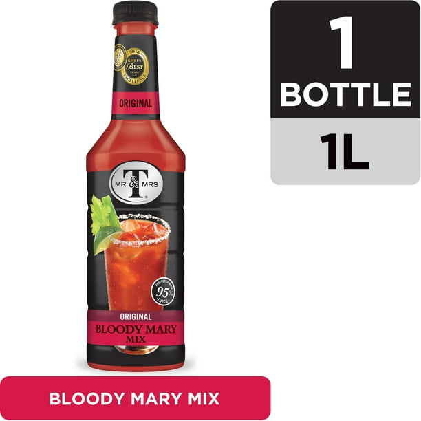 Mr Mrs T Original Bloody Mary Mix 1 L Bottle Walmart Com Walmart Com