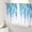 Blue, variant on Blue Wisteria Sheer Curtains for Living Room Bedroom Botanical Watercolor Boho Leaves Plant Sheer Curtains 45 Inch Long 2 Panels Set Light Filtering Curtain Window Treatments Drapes for Dining Room