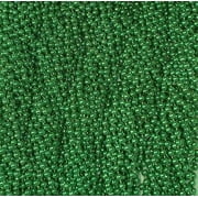 72 Green Mardi Gras Gra Beads Necklaces Party Favors 6 Dozen Lot