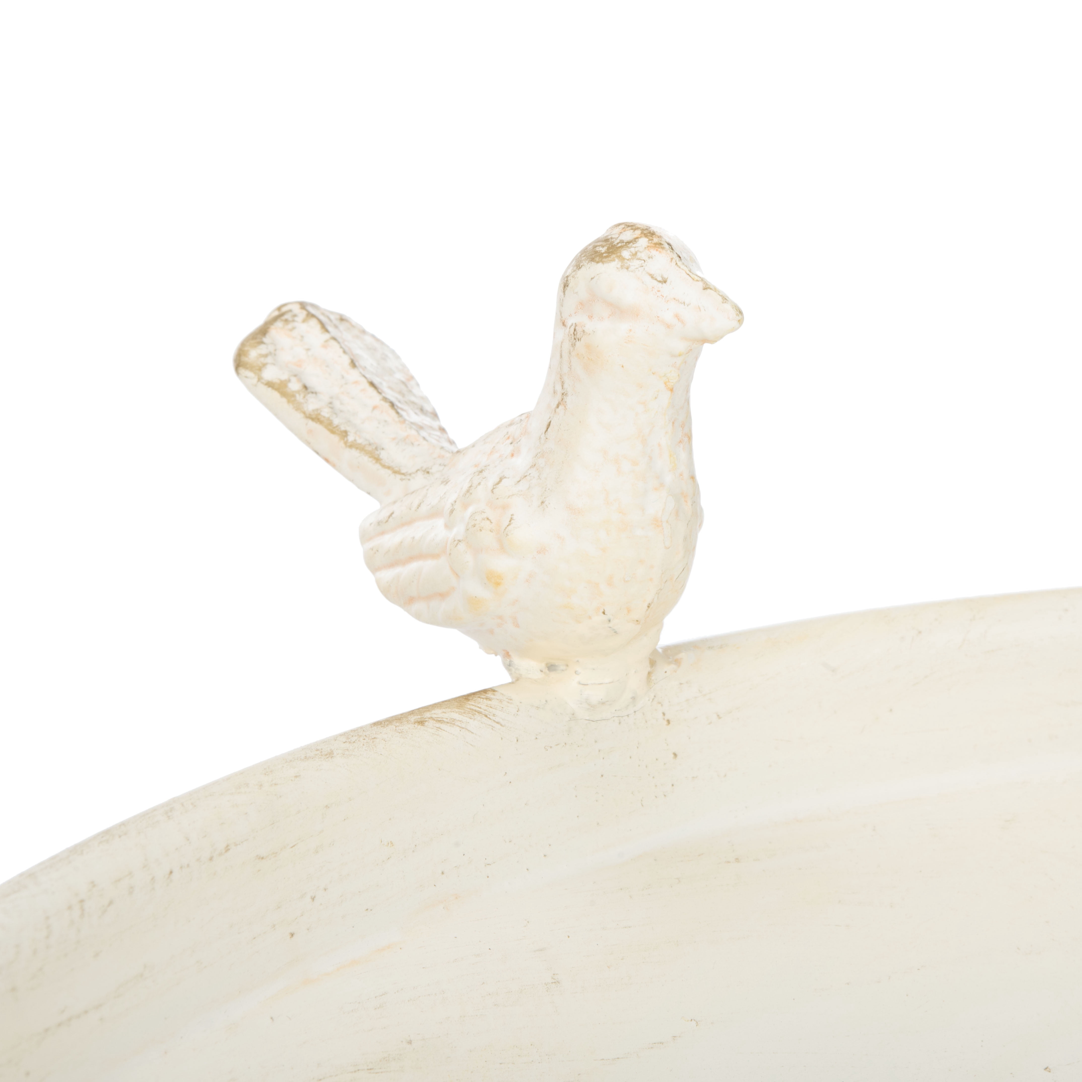 Safavieh Ashlan Weatherproof Metal Bird Bath Basin Traditional, 1 Pack