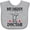 AC-Heather Grey, variant on Inktastic Doctor Daddy Physician Baby Gift Boys or Girls Baby Bib
