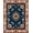 Blue, Pattern 4, variant on ODIKA 4'x6' Machine Washable Non-Slip Area Rug, Enchanted Fairy Garden Latch Hook Kit with Magical Flowers and Butterflies High Traffic Rug, Pink, 645900