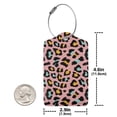 thumbnail image 4 of Honeii Leopard Print Leather Luggage Tag for Suitcases,ID Tags,Bag Tags for Luggage,Functional Travel Tag-2 PCS, 4 of 5