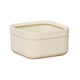 thumbnail image 2 of Papelera Pequeña De Plástico Beige Con Diseño De Anillo De Presión, Base Antideslizante Para Evitar Derrames, Ideal Para Escritorios De Oficina, Dormitorios Y Cocinas.,Vsgery, 2 of 6