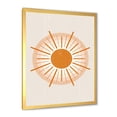 thumbnail image 2 of Designart 'Orange Radiant Sun II' Modern Framed Art Print, 2 of 4
