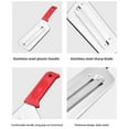 thumbnail image 3 of 2Pcs Multifunctional Stainless Steel Julienne Cutter and Cabbage Shredder with Dual Blades, 3 of 6